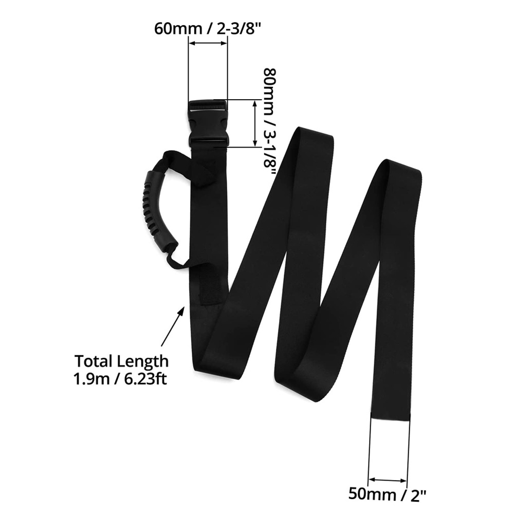 Picture of Handlebar hand luggage strap design length adjustable packing belt luggage case strap one-word packing belt rope