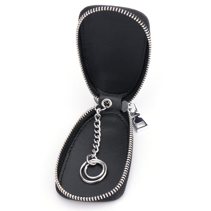 Picture of Siamese Crocodile Leather Key Bag for Men and Women Zipper Car Keychain Douyin Live Broadcast Genuine Leather Business Car Trinket