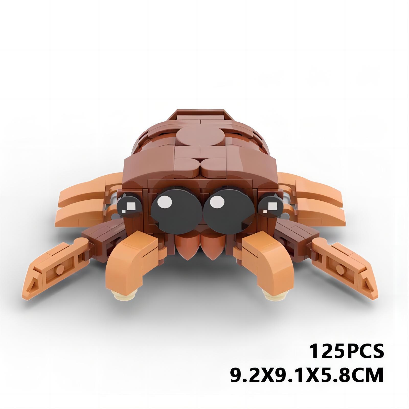 Picture of Home-made Assembled Spider Lucas and Finley MOC Compatible Lego Animal Doll Hand-made Model Building Blocks