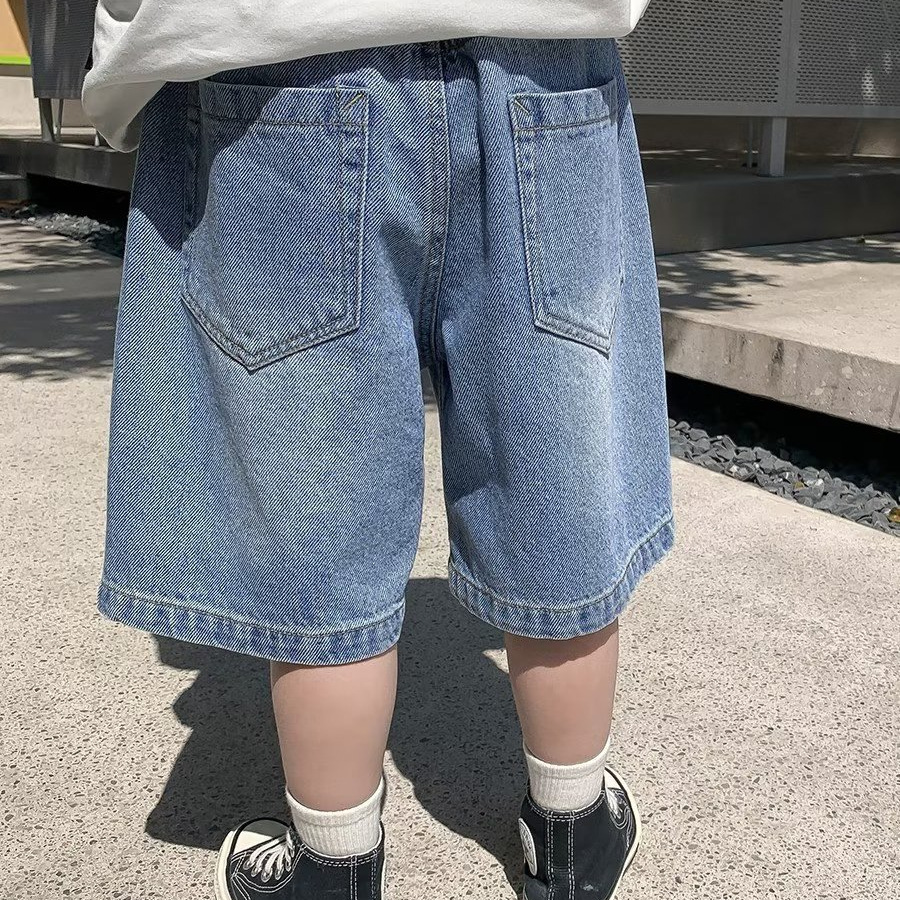 Picture of Artistic Children's Wear Ins Fashion Trend Lazy Harajuku Men's Pants New Style Elegant All-match Pants Popular Japanese Style