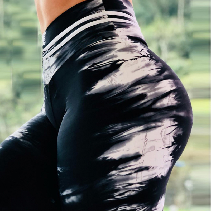 Picture of Spot supply cross-border Wish Amazon Ebay water droplets sweat beads high waist printed leggings sports yoga pants