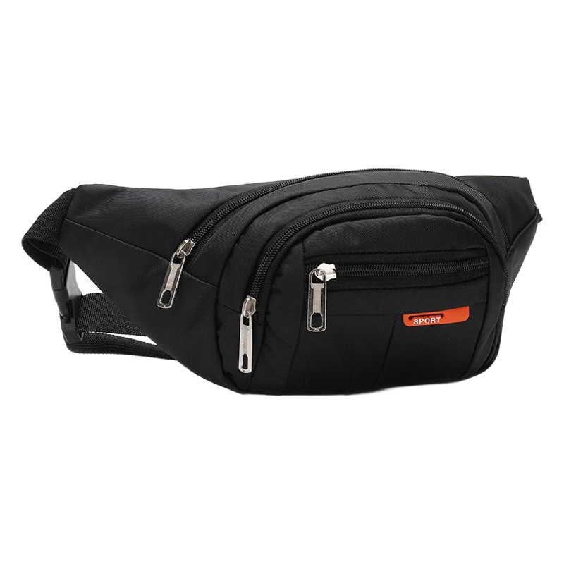 Waist Bag Men's and Women's Coin Purse Large Capacity Water-repellent Cash register Business Bag Fashion Outdoor Sports Mobile Phone Bag Crossbody Bag