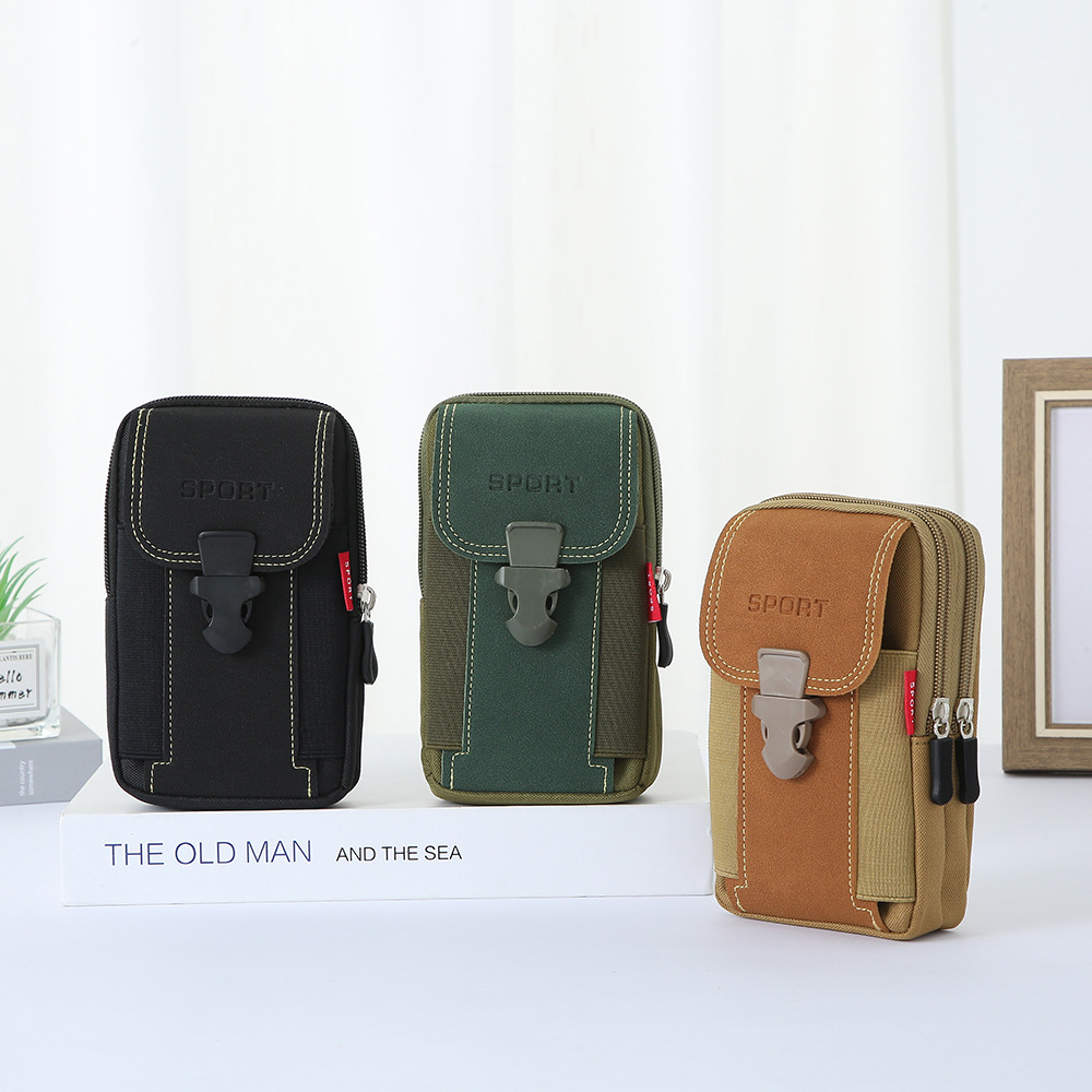 Picture of Mobile Phone Card Waist Bag Men's Outdoor Travel Storage Bag Mobile Phone Bag Card Bag Waist Bag Strong and Durable Waist Bag Wholesale