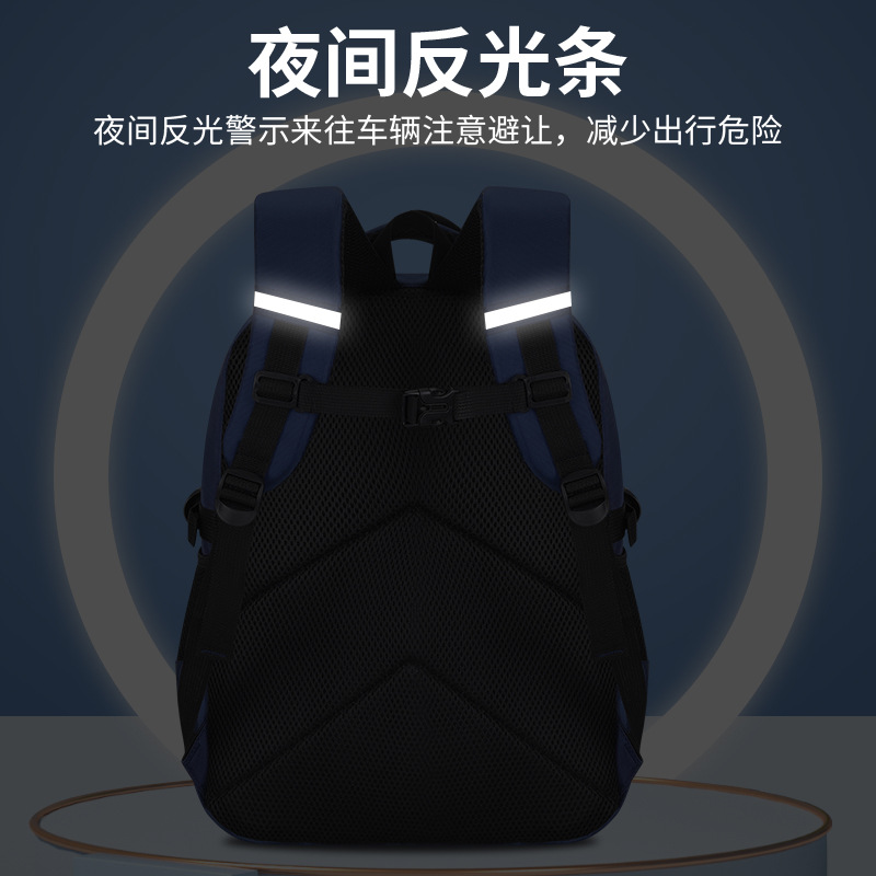 Picture of Space Astronaut Primary School Bag to Reduce Burden and Protect Spine Large Capacity Waterproof Printed Children's School Bag Backpack Wholesale