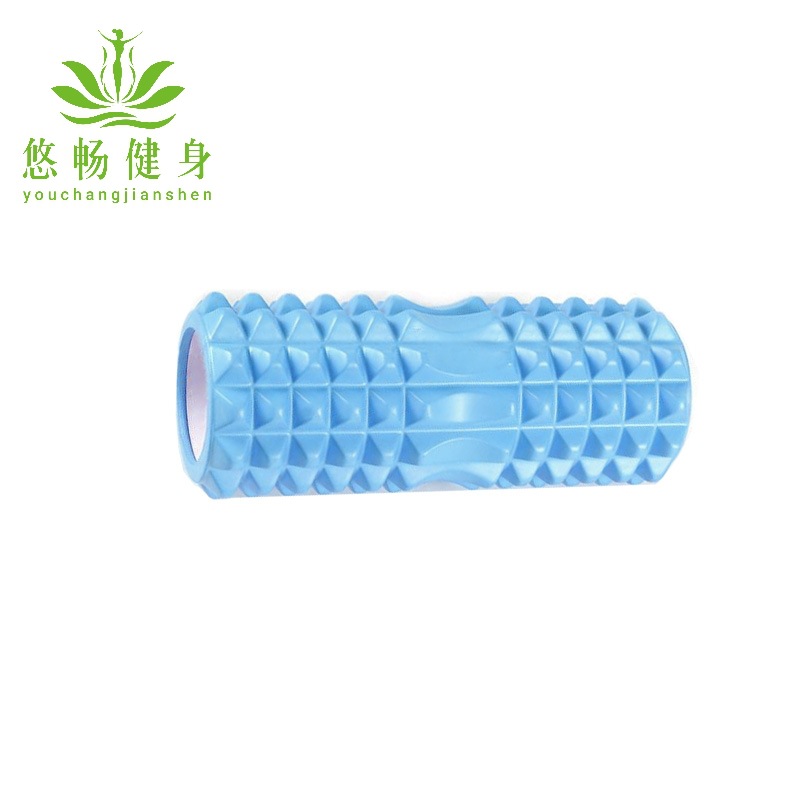 Picture of Eva Hollow Yoga Column 33cm Stereo Dot Mace Muscle Fitness Massage Stick 3D High Hardness Foam Shaft