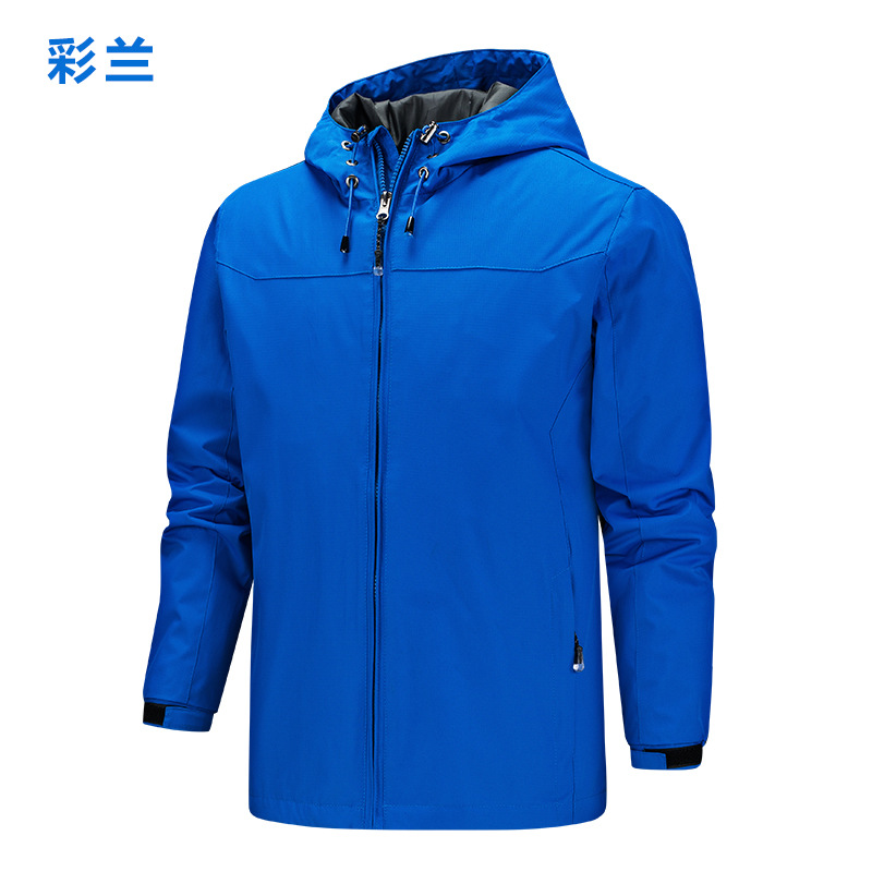 Picture of Outdoor Men's Rush Clothes Spring and Autumn Thin Windproof Waterproof Breathable Sportswear Soft Shell Couple's Rush Coat