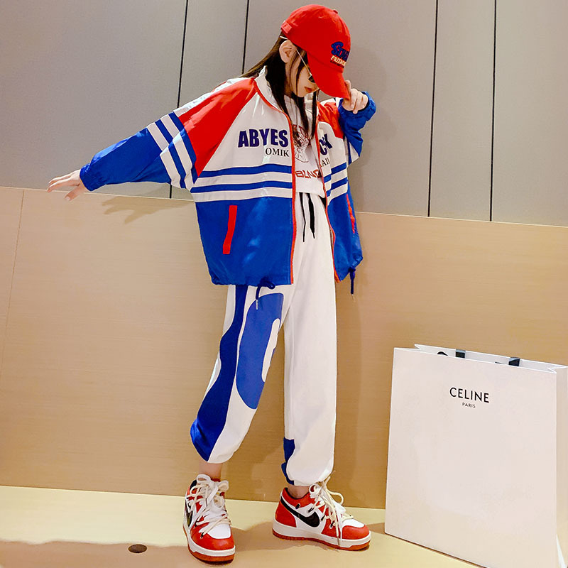 Picture of Girls' jacket spring and autumn 2022 new Korean style western style children's autumn baseball uniform girls' sports children's clothing top