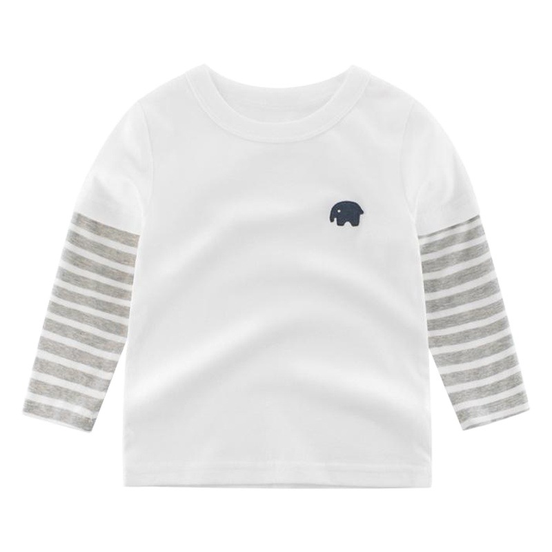 27Kids children's clothing spring new wholesale Korean version of children's long sleeve T-shirt cotton girls bottoming shirt a generation of hair