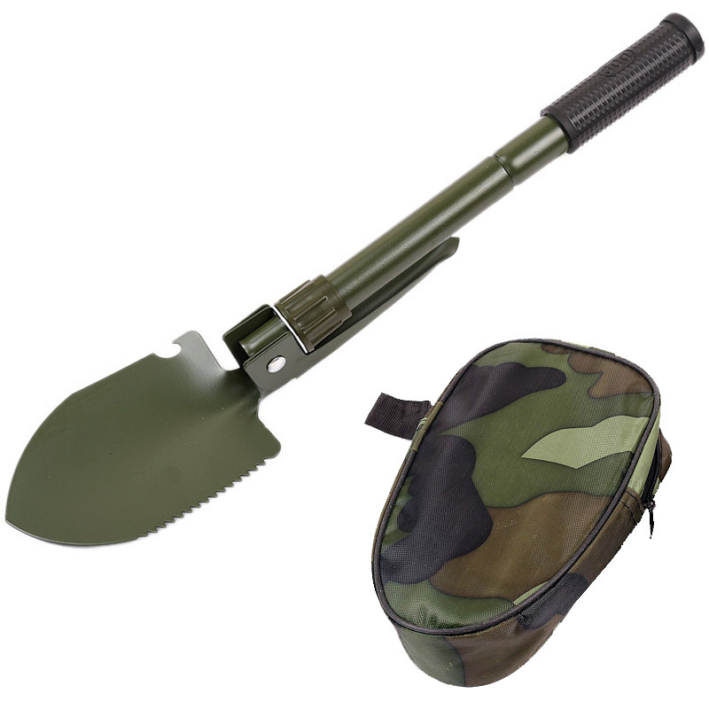 Picture of Popular Outdoor Foldableing Military Shovel, Multi-Functional Engineer Shovel, Camping Supplies, Tools, Survival Equipment, Digging