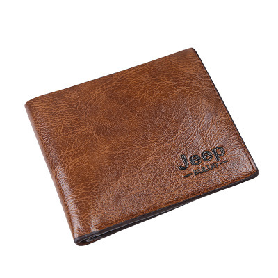 Picture of Wallet Men's Short Horizontal Soft Business Wallet Youth Wallet Student Trendy Simple