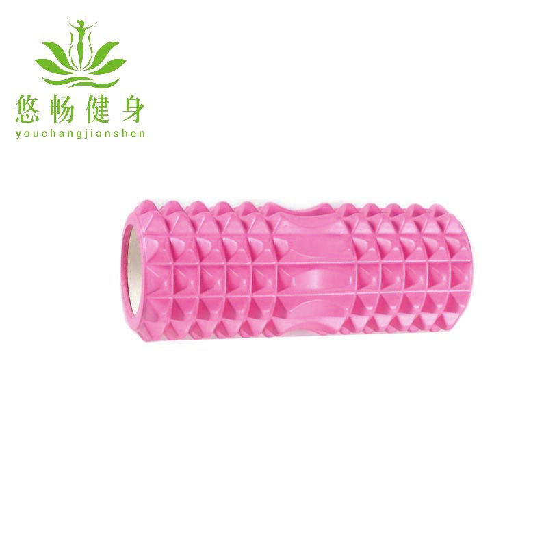 Picture of Eva Hollow Yoga Column 33cm Stereo Dot Mace Muscle Fitness Massage Stick 3D High Hardness Foam Shaft