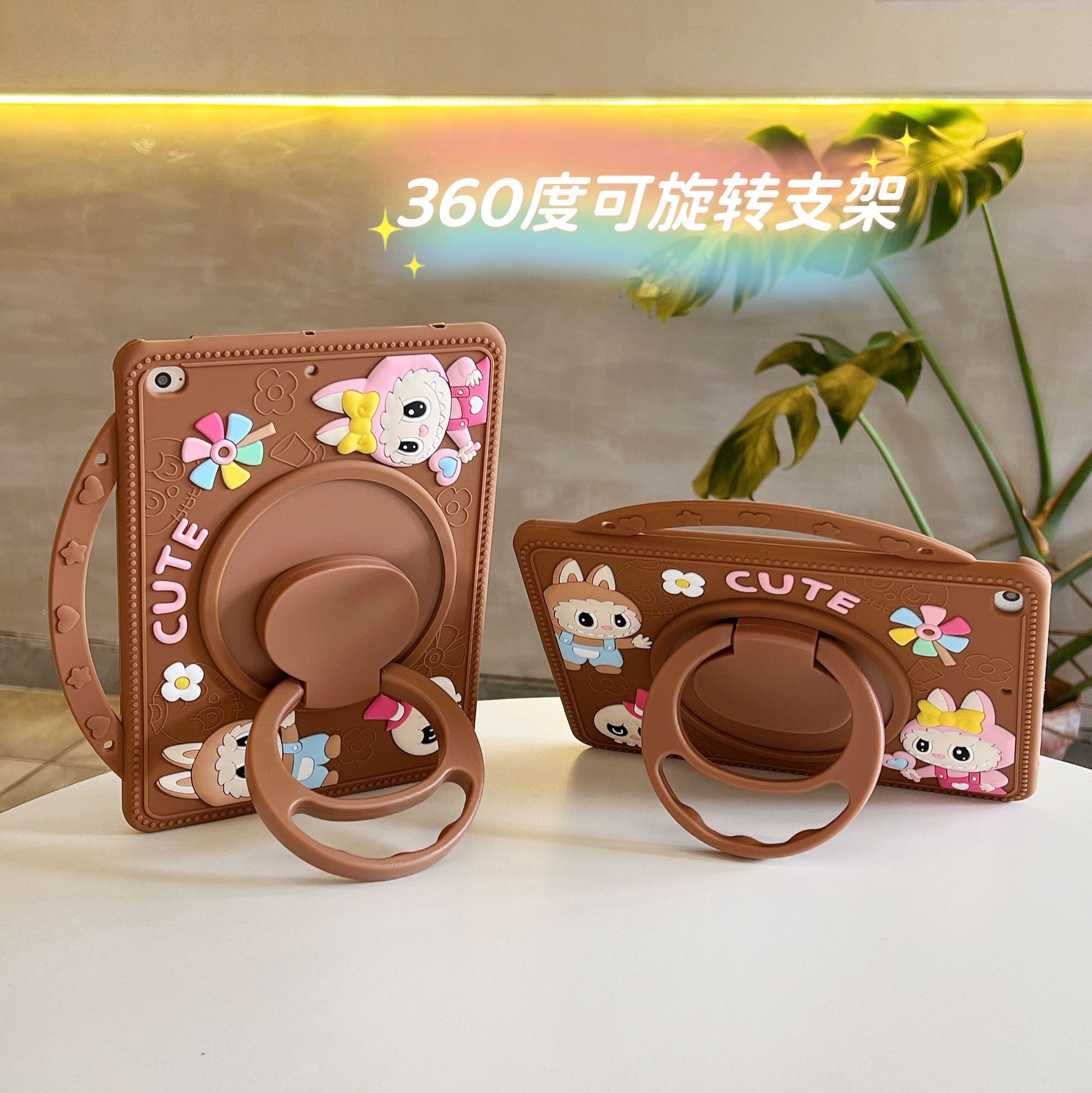 Picture of Suitable for Samsung A9Plus Silicone Shell A8 Cartoon A7Lite Satchel X210 with Pen Slot X115 Labubu T225