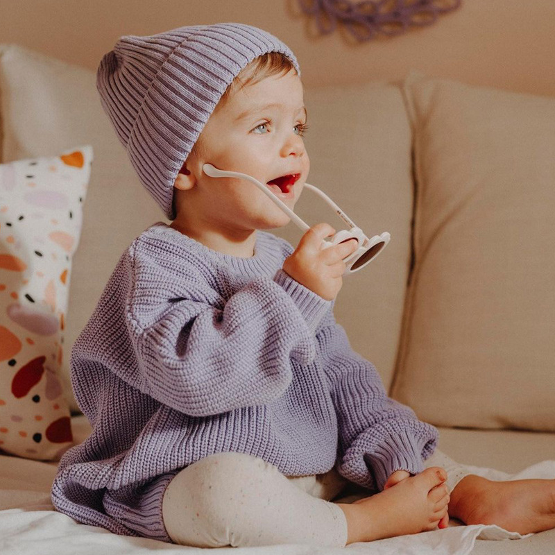 Picture of Baby Knitwear Loose Round Neck Girls and Boys Pullover 2024 Autumn and Winter Baby Knitwear Knitwear Children's Clothing