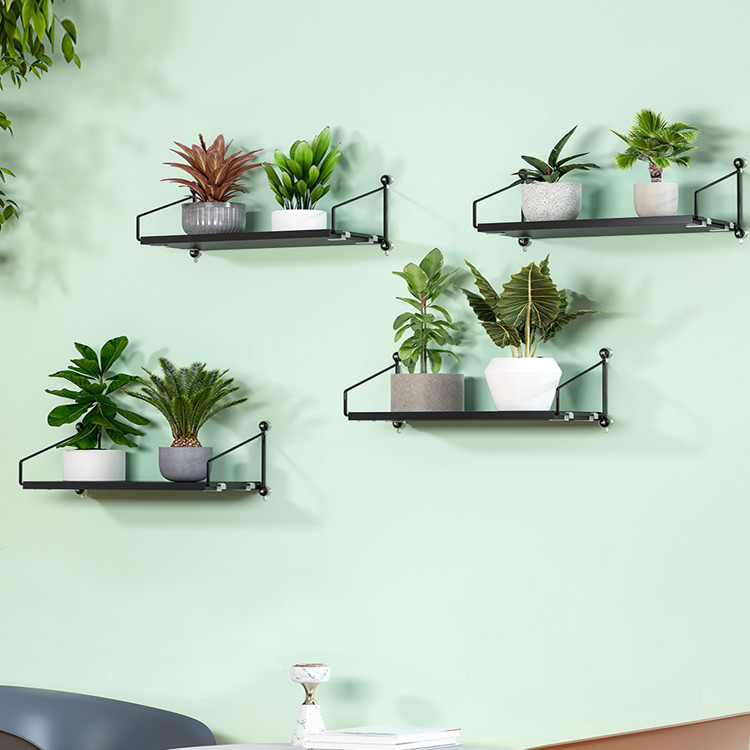 Source Factory Flower Rack Storage Rack Balcony Flower Rack Wall Indoor Wall Hanging Punch-free Flower Pot Rack Wall Rack
