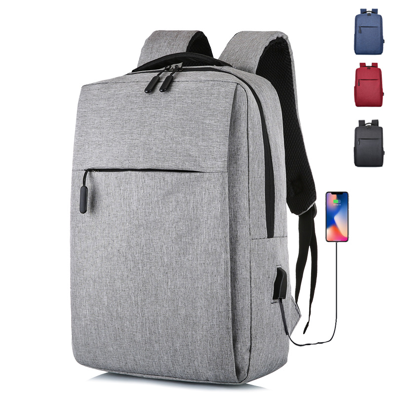 Picture of Backpack Men's Computer Backpack Printable LOGO Gift Business Casual Backpack USB Charging Schoolbag