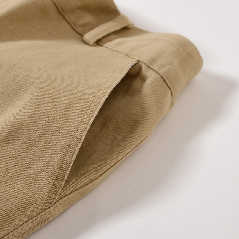 Picture of Children's khaki school uniform pants big children primary school boys and girls stretch cotton pants pants a generation of hair