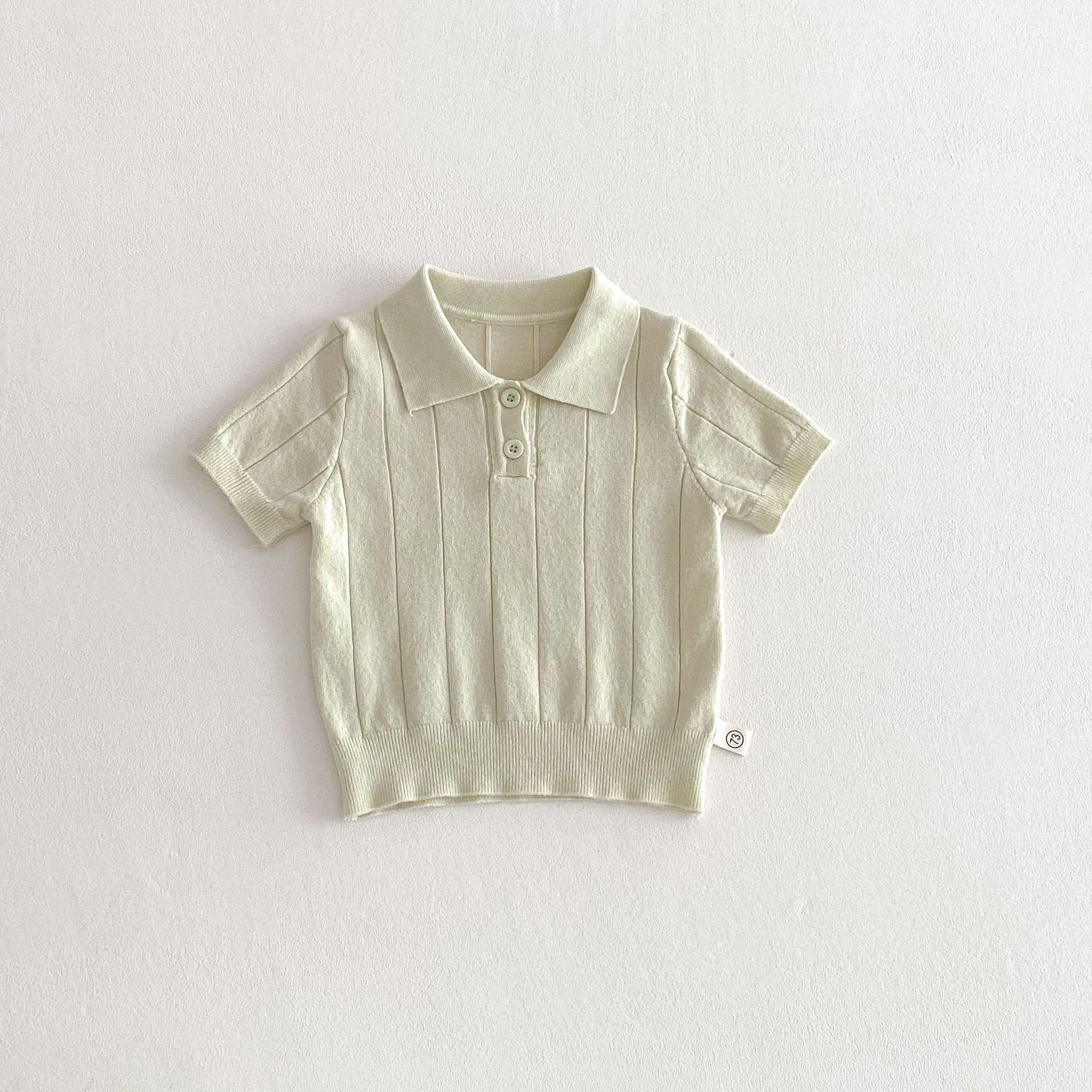 Picture of Ins Korean Style 2025 Spring and Summer Baby Knitwear Thin Summer Top Lel Children's Pullover