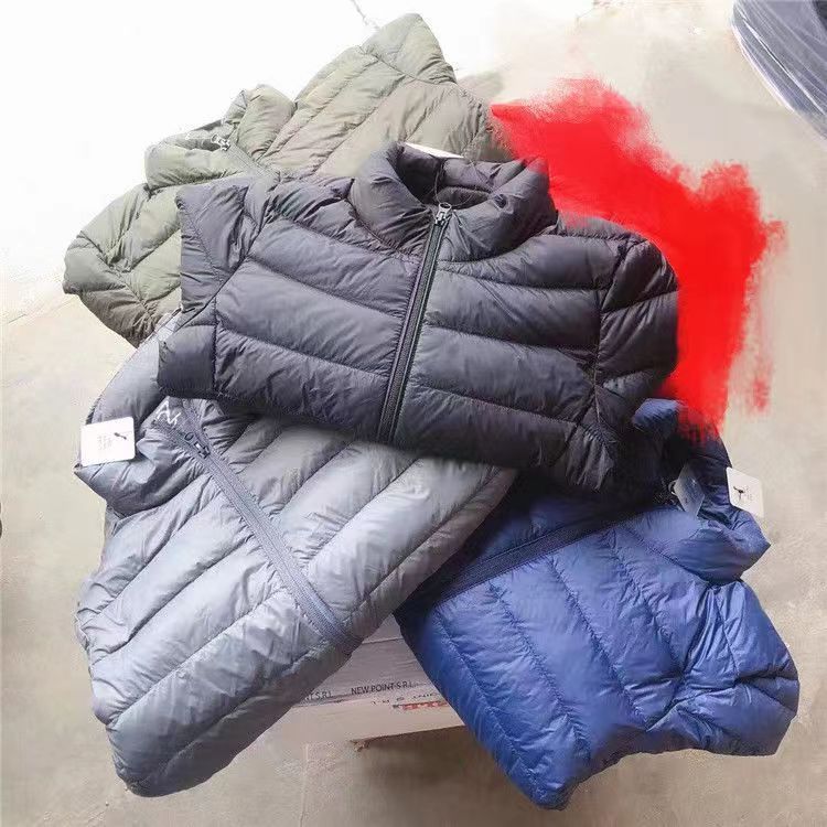Picture of Anti-season men's cotton-padded jacket short light work cotton-padded jacket men's young and middle-aged plus size feather cotton-padded jacket father's winter coat
