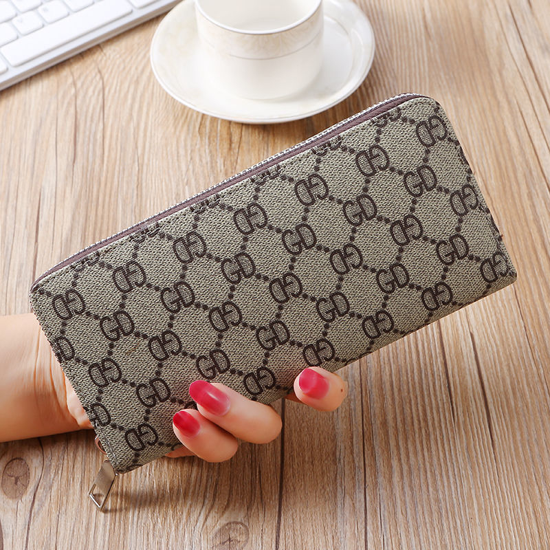 Picture of Factory Direct New Long Wallet Card Bag Women's Coin Purse Mobile Phone Bag Clutch Unisex Wallet