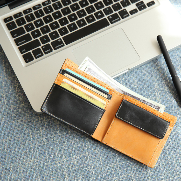 Picture of Cross-Border Exclusive 2025 New Genuine Leather Wallet Original Business Casual Short Men's Source Factory Ready Stock Change