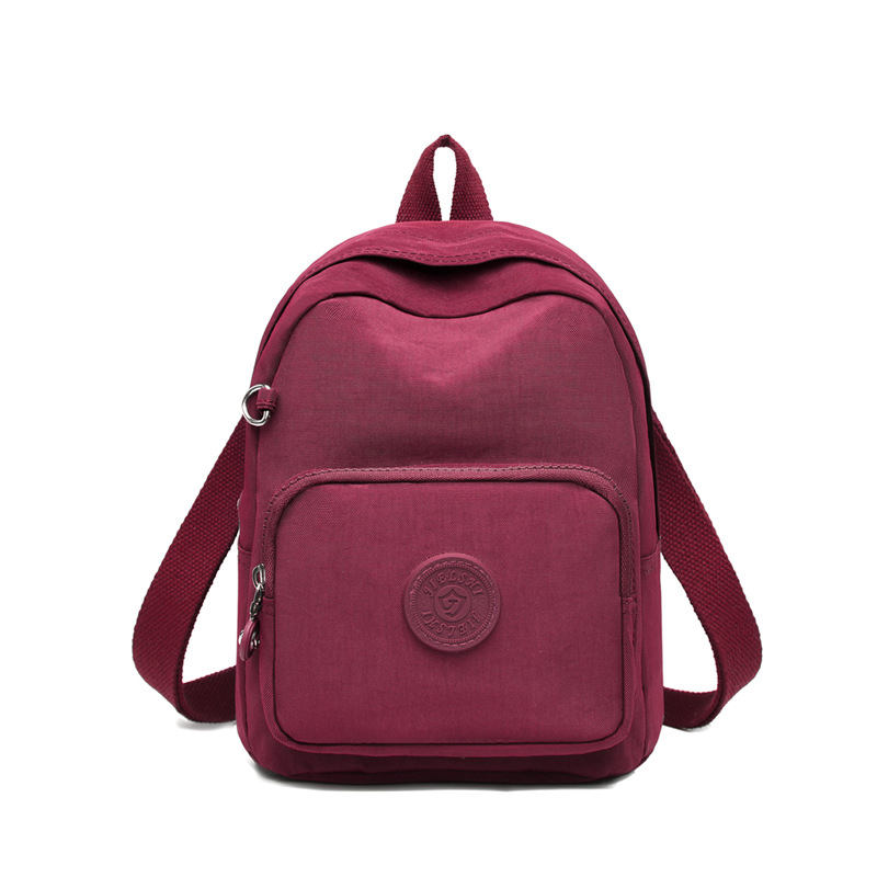 Picture of Fashion Water-repellent Nylon Cloth Bag Multi-functional Handbag Trendy Women's Backpack Casual Lightweight Student Schoolbag
