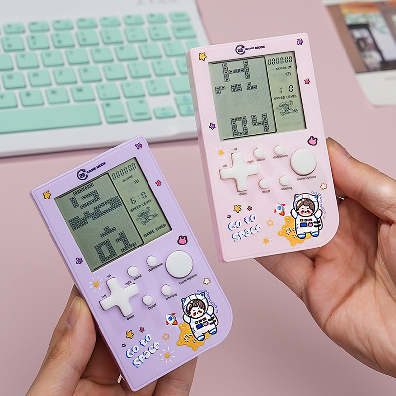 Picture of Cross-border Large-screen Handheld Student Kidsren's Puzzle Nostalgic Retro Portable Digital Game Console Toy