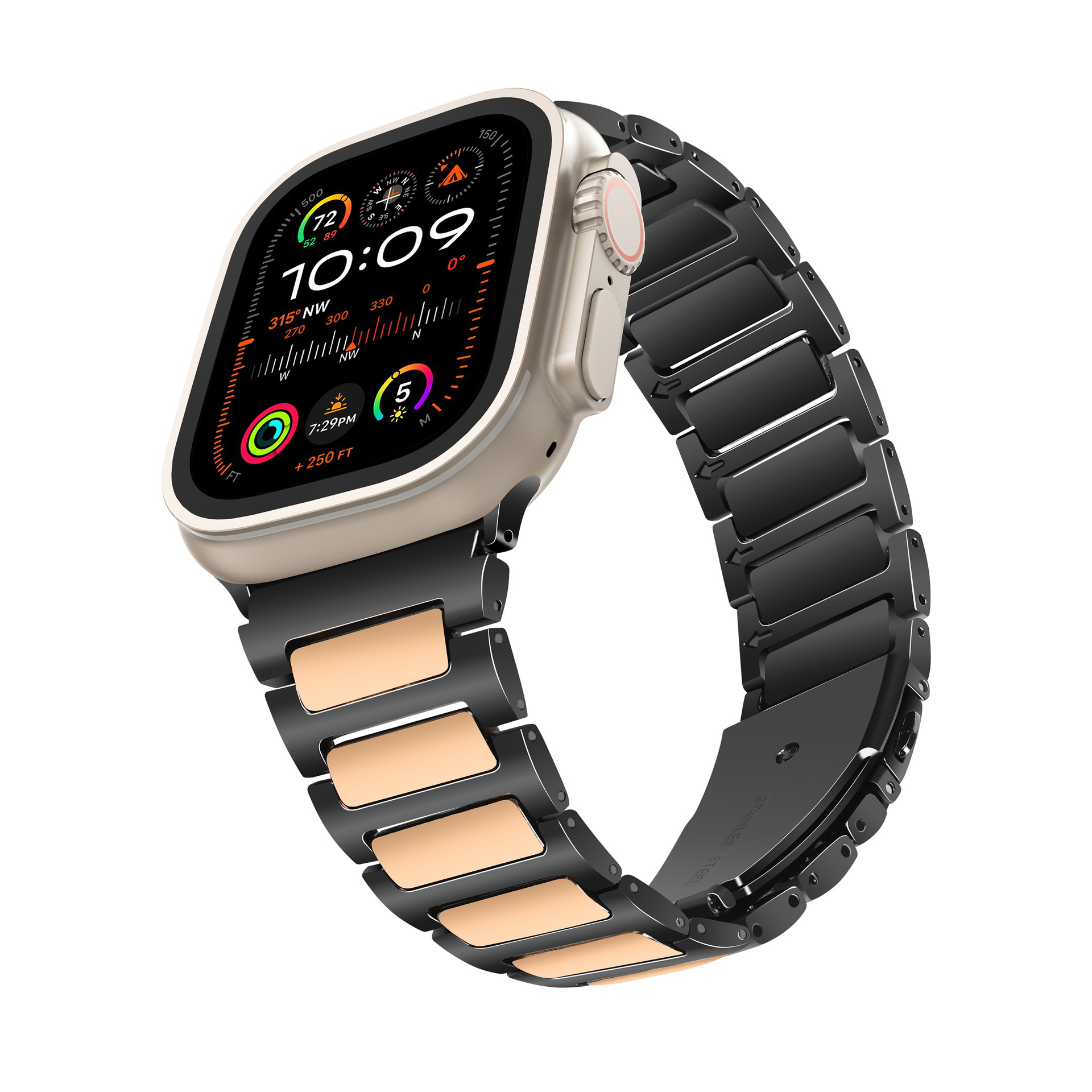 Picture of For Apple Watch Strap Tooling Metal Apple iwatch1-10 Generation Ultra2 Folding Buckle Strap