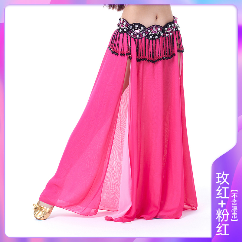 Picture of Double Split Chiffon Dress Belly Dance Sexy Dress Dance Dress Belly Dance Stage Performance Dress