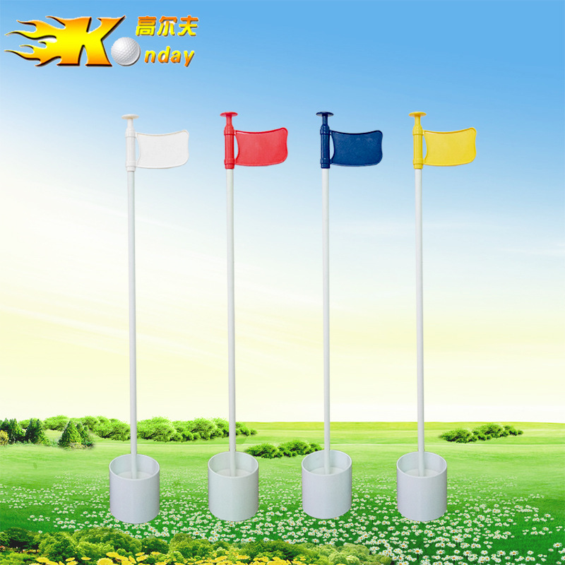 Picture of Factory Direct Sales Golf Green Flagpole Mark Golf Green Flagpole Golf Hole Cup Imitation Flag Green Mark