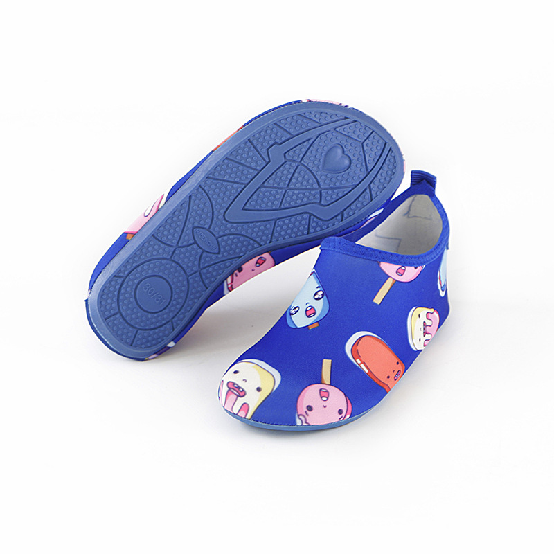 Picture of Factory wholesale children's cartoon beach shoes diving socks swimming shoes breathable non-slip home floor socks soft shoes