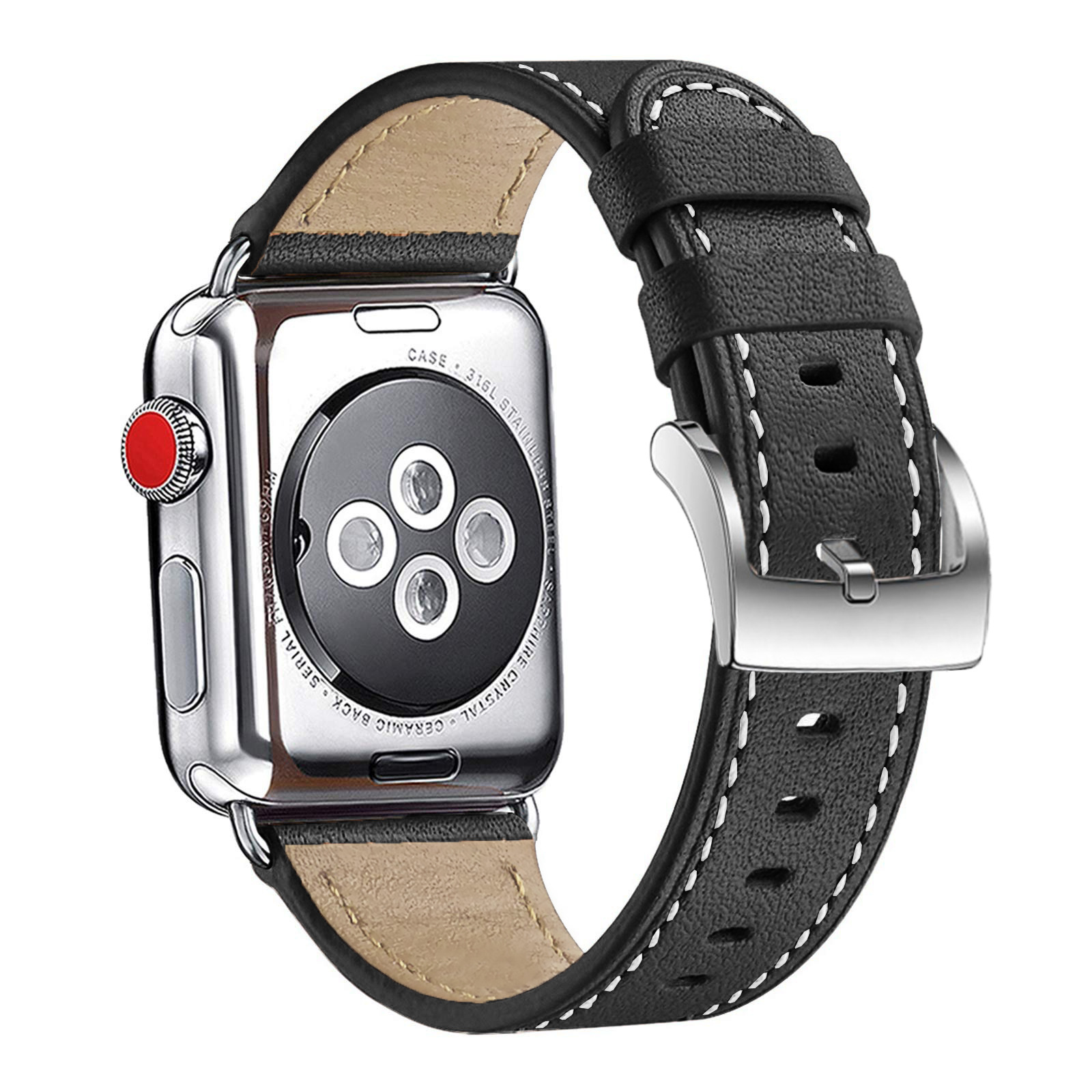 Picture of Suitable for Apple Watch Strap Apple Watchs10 Anti-Scratch Genuine Leather Fashion Strap New Men's and Women's Strap