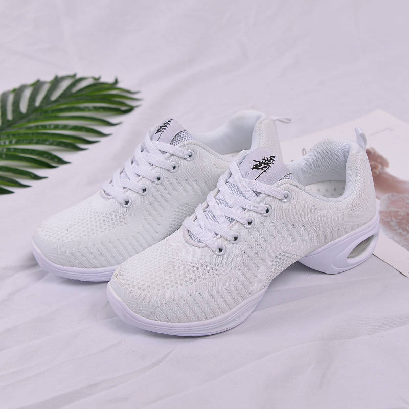 Picture of New Breathable Mesh Dance Shoes Soft Sole Women's Square Dance Shoes Adult Dance Shoes Fitness Sports Shoes Aerobics Shoes