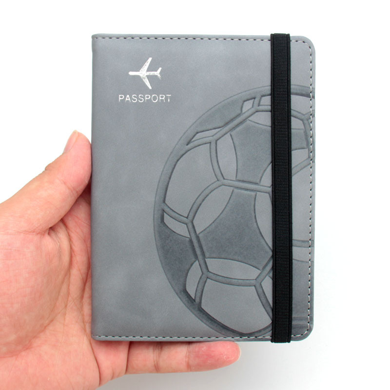 Picture of RFID anti-magnetic football Passbook holder Qatar World Cup air ticket holder multi-card seat strap travel Passbook Holder