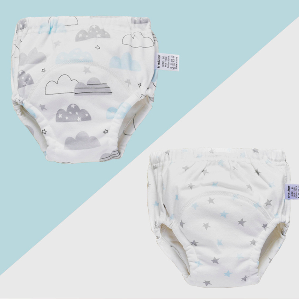 Picture of 2 Boxed Yinxiuli 6 Layer Pure Cotton Baby Training Pants Study Pants Baby Gauze Diaper Pants Baby Supplies