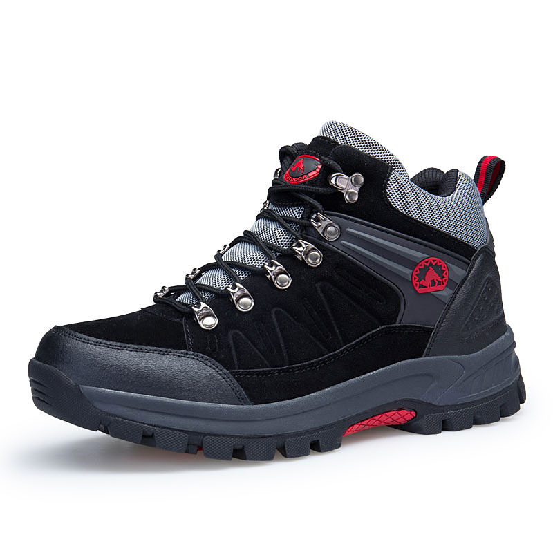 Picture of Cross-Border E-Commerce European and American Outdoor Shoes Hiking Shoes Men's Shoes Large Size 47 Waterproof Sports Shoes High-Top Hiking Shoes Wear-Resistant