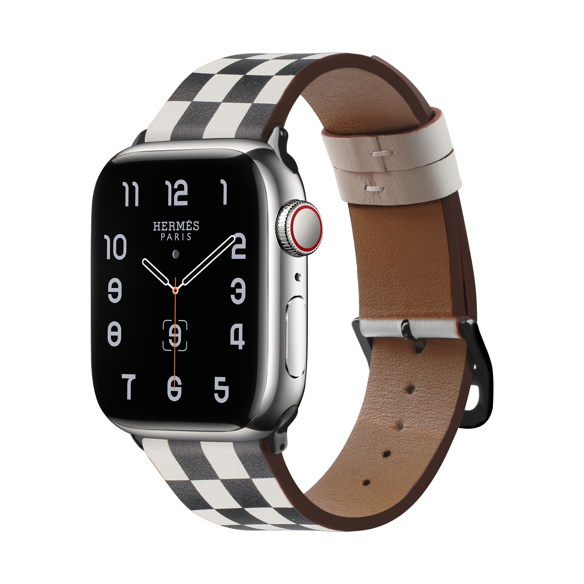 Picture of For Apple Watch Strap Contrast appleiwatchs109846mm Chessboard Plaid Leather Strap Wholesale