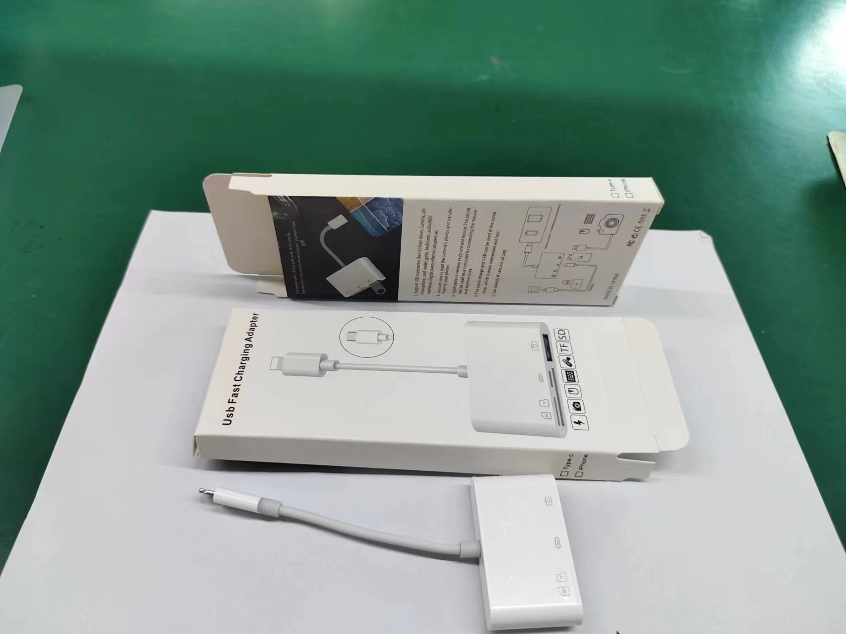 Picture of Cross-Border Lighting Mobile Phone Card Reader Otg Adapter Tf Card Sd Card Mobile Phone Computer Camera Card Reader