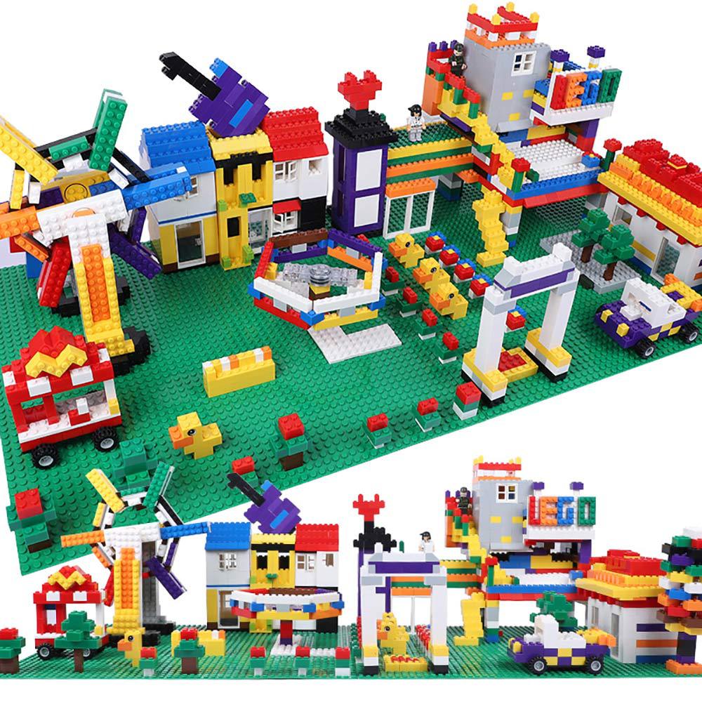 Picture of Children's DIY compatible Lego toy 32*32 small particle building blocks double-sided base plate patchwork blocks direct sales