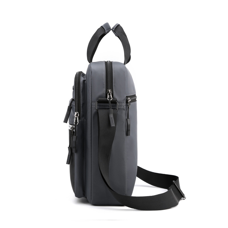 Picture of Large Capacity Men's Handbag Lightweight Outdoor Commuter Crossbody Bag Fashionable Water-Resistant Nylon Cloth Bag Shoulder Backpack