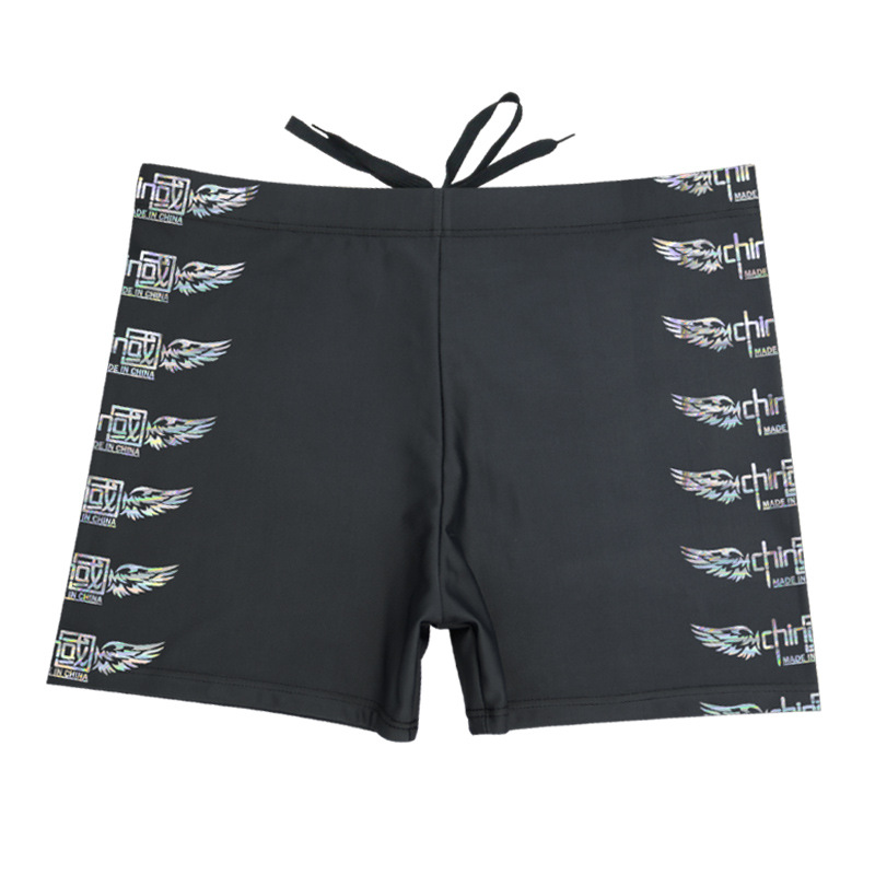 Picture of Factory wholesale boxer swimming trunks men's high waist swimming trunks conservative hot spring beach flame anti-embarrassing sexy tide