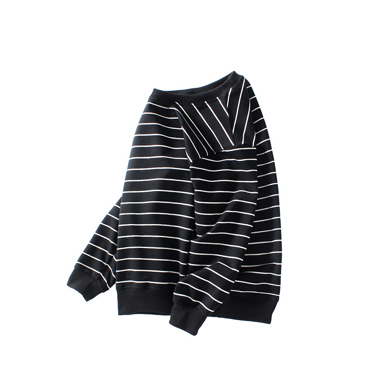 Picture of Autumn 2024 Korean version of children's clothing new boys sweater big children's terry striped bottoming shirt children's sweater wholesale
