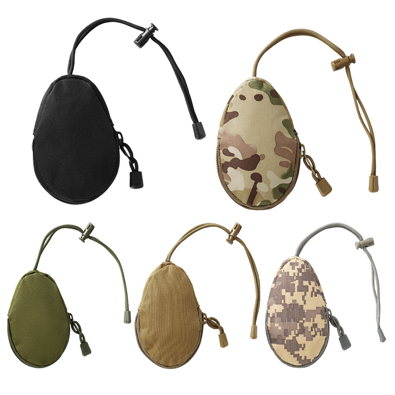Picture of Outdoor Convenient Key Bag, Military Fan Equipment, Change Clutch Bag, Data Cable Earplug Storage, Drawstring Wrist Bag, Trouser Bag