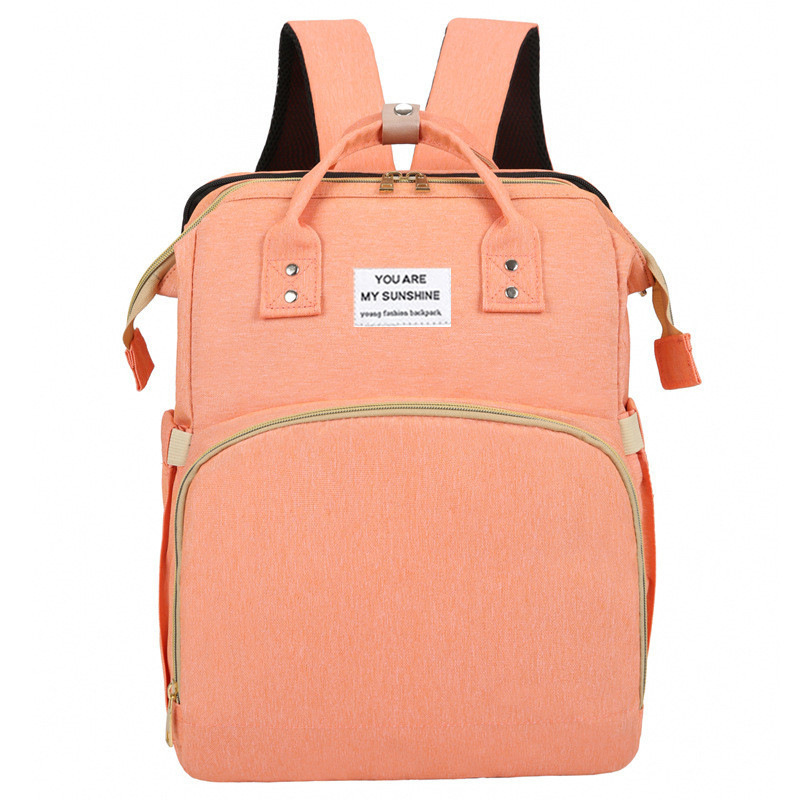 Picture of Portable Foldableing Mosquito Net Crib Mommy Bag Multi-Functional Outing Lightweight Large Capacity Casual Backpack Mother and Baby Bag