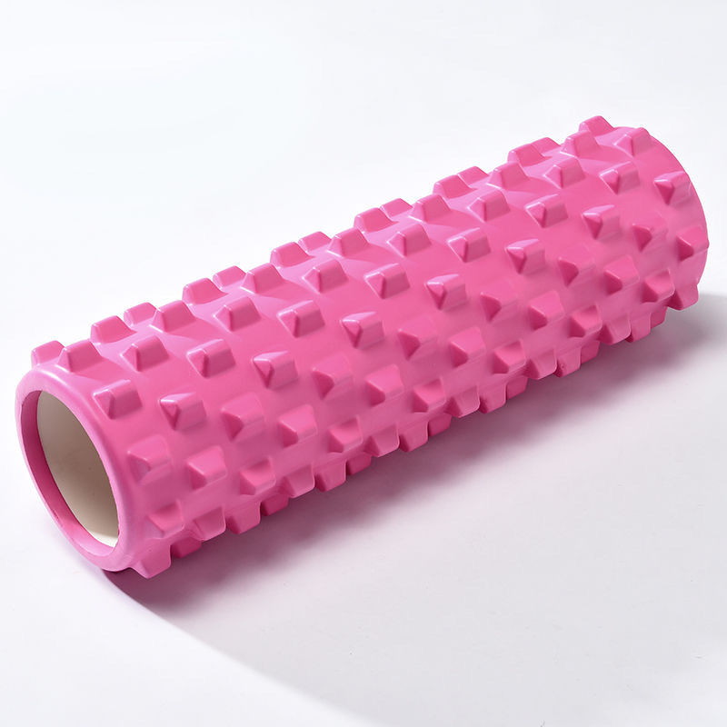 Picture of Foam shaft muscle relaxation massage stick beginner wolf tooth stick foam roller yoga supplies hollow yoga column