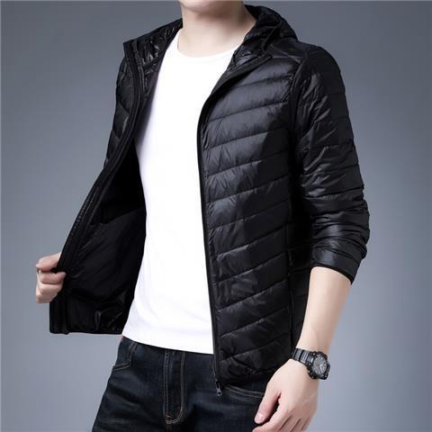Picture of Brand/handle light down cotton-padded jacket men's light and fat plus size fat guy down cotton-padded jacket tide