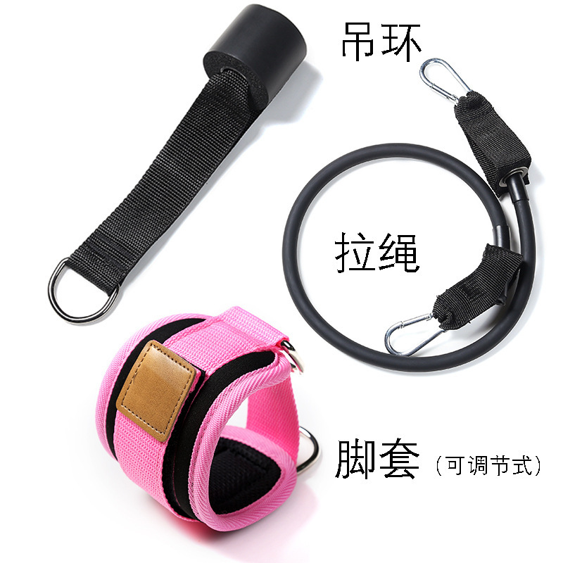 Picture of On the door a word horse split crotch fork ligament stretch split training rope dance soft open lower waist training Belt