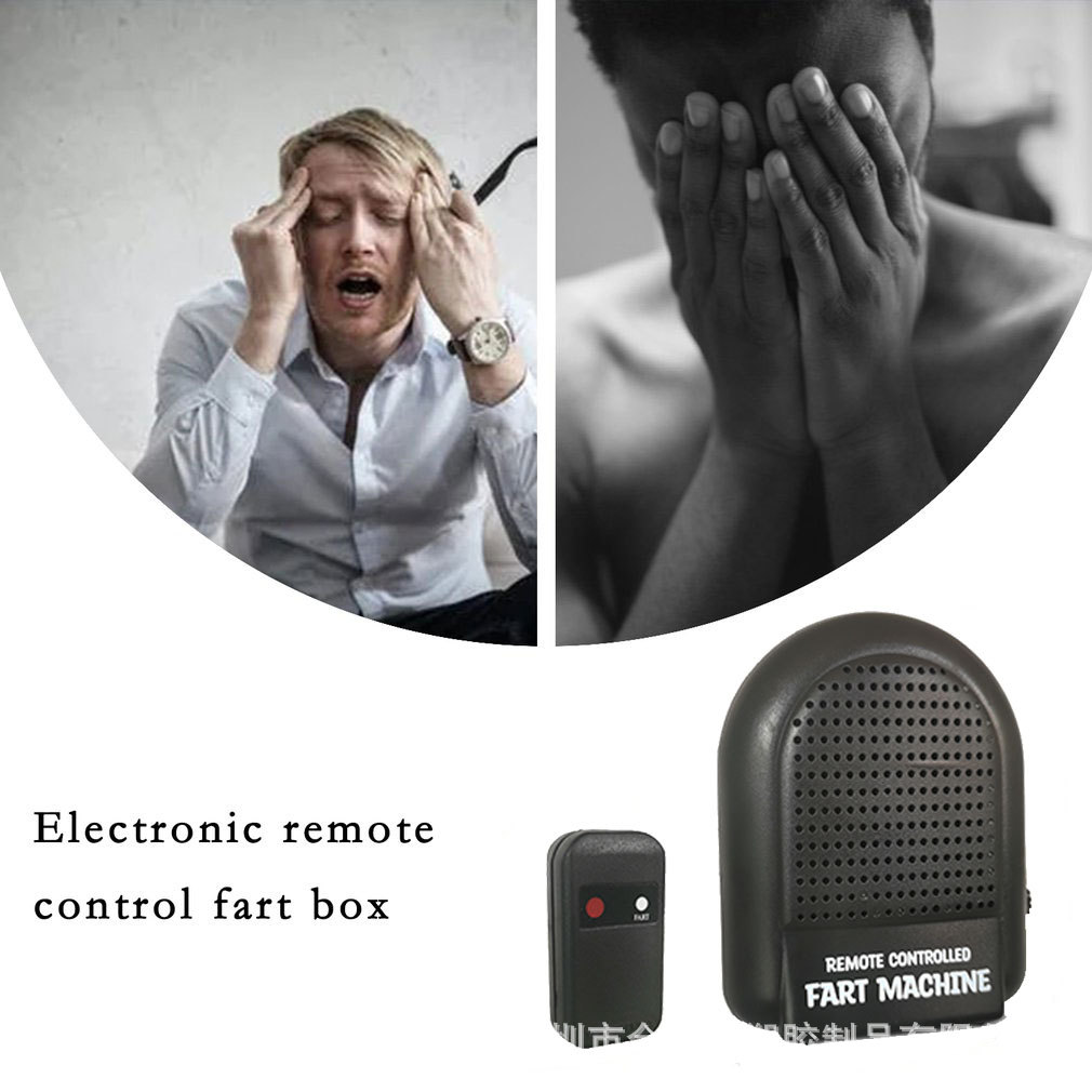 Picture of Electronic remote control fart machine funny trick spoof gift remote control fart machine Christmas funny gift