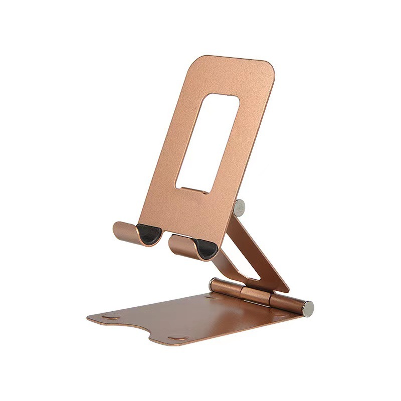 Picture of Metal mobile phone bracket desktop bracket phablet bracket folding adjustment lazy gift support logo can be set