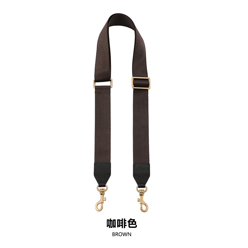 Picture of Mahuangshi F-73 adjustable webbing 3.8C wide polyester cross-border webbing canvas replacement wide shoulder strap crossbody strap