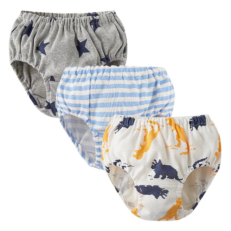 Children's Bread Pants Boys Triangle Panties Cartoon Shorts Cotton Small Children Baby Dinosaur Wholesale